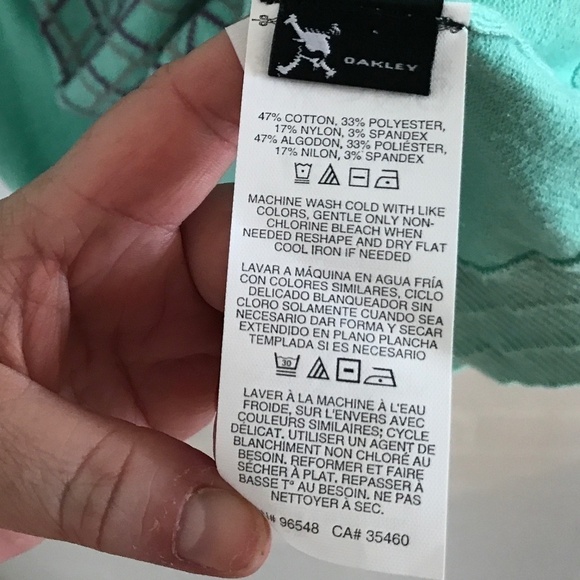 Vintage 90s Y2K Oakley knit Sweater Vest Academia Turquoise/Purple Argyle L - Picture 4 of 6